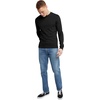 image:imageHanes Mens Originals Long Sleeve TShirt Lightweight TriBlend Jersey Tee for MenBlack