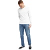 image:imageHanes Mens Originals Long Sleeve TShirt Lightweight TriBlend Jersey Tee for MenEco White