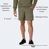 image:imageHanes Mens Originals Sweat Shorts Midweight Fleece Shorts with Pockets 8Fatigue Green