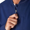 image:imageHanes Mens Scrubs Healthcare Jacket Zipup Scrub Jacket for Men Moisturewicking amp Odor ControlAthletic Navy