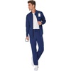 image:imageHanes Mens Scrubs Healthcare Jacket Zipup Scrub Jacket for Men Moisturewicking amp Odor ControlAthletic Navy