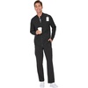 image:imageHanes Mens Scrubs Healthcare Jacket Zipup Scrub Jacket for Men Moisturewicking amp Odor ControlNew Ebony