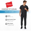 image:imageHanes Mens Scrubs Healthcare Joggers Scrub Joggers for Men MoistureWicking amp Odor Control Multiple PocketsNew Ebony