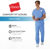 image:imageHanes Mens Scrubs Healthcare Pants Scrub Pants for Men MoistureWicking amp Odor Control 5 PocketsCeil Blue 2
