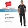 image:imageHanes Mens Scrubs Healthcare Pants Scrub Pants for Men MoistureWicking amp Odor Control 5 PocketsNew Ebony
