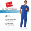 image:imageHanes Mens Scrubs Healthcare Pants Scrub Pants for Men MoistureWicking amp Odor Control 5 PocketsRoyal Blue