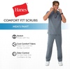 image:imageHanes Mens Scrubs Healthcare Pants Scrub Pants for Men MoistureWicking amp Odor Control 5 PocketsSlate Grey
