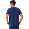 image:imageHanes Mens Scrubs Healthcare Top MoistureWicking Stretch Scrub Shirts for Men Odor ControlAthletic Navy