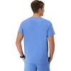 image:imageHanes Mens Scrubs Healthcare Top MoistureWicking Stretch Scrub Shirts for Men Odor ControlCeil Blue 2