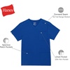 image:imageHanes Mens Scrubs Healthcare Top MoistureWicking Stretch Scrub Shirts for Men Odor ControlNew Ebony