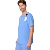 image:imageHanes Mens Scrubs Healthcare Top Scrub Shirt for Men MoistureWicking amp Odor Control One PocketCeil Blue 2