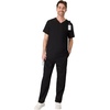 image:imageHanes Mens Scrubs Healthcare Top Scrub Shirt for Men MoistureWicking amp Odor Control One PocketNew Ebony