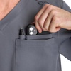 image:imageHanes Mens Scrubs Healthcare Top Scrub Shirt for Men MoistureWicking amp Odor Control One PocketSlate Grey