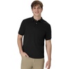 image:imageHanes Mens Short Sleeve Jersey Pocket Polo Pack of 2Black