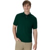 image:imageHanes Mens Short Sleeve Jersey Pocket Polo Pack of 2Deep Forest