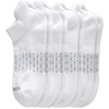 image:imageHanes Mens Socks Absolute Comfort Cushioned Moisturewicking Seamless Toe 4 Pack Ankle Crew and Heel Shield SocksWhite  Heel Shield