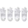 image:imageHanes Mens Socks Absolute Comfort Cushioned Moisturewicking Seamless Toe 4 Pack Ankle Crew and Heel Shield SocksWhite  Heel Shield