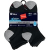 image:imageHanes Mens Socks Active Cool Xtemp Lightweight Moisturewicking Cushioned Ankle Crew and No Show 12 and 14 Pair PacksBlack  Ankle 12 Pair