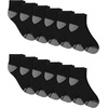 image:imageHanes Mens Socks Active Cool Xtemp Lightweight Moisturewicking Cushioned Ankle Crew and No Show 12 and 14 Pair PacksBlack  Ankle 14 Pair