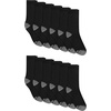 image:imageHanes Mens Socks Active Cool Xtemp Lightweight Moisturewicking Cushioned Ankle Crew and No Show 12 and 14 Pair PacksBlack  Crew 14 Pair