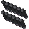 image:imageHanes Mens Socks Active Cool Xtemp Lightweight Moisturewicking Cushioned Ankle Crew and No Show 12 and 14 Pair PacksBlack