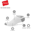 image:imageHanes Mens Socks Active Cool Xtemp Lightweight Moisturewicking Cushioned Ankle Crew and No Show 12 and 14 Pair PacksBlack