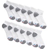 image:imageHanes Mens Socks Active Cool Xtemp Lightweight Moisturewicking Cushioned Ankle Crew and No Show 12 and 14 Pair PacksWhite  Ankle 12 Pair