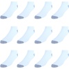 image:imageHanes Mens Socks Active Cool Xtemp Lightweight Moisturewicking Cushioned Ankle Crew and No Show 12 and 14 Pair PacksWhite  Low Cut 12 Pair