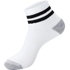 image:imageHanes Mens Socks Active Cool Xtemp Lightweight Moisturewicking Cushioned Ankle Crew and No Show 12 and 14 Pair PacksWhite Stripe  Ankle 14 Pair