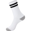 image:imageHanes Mens Socks Active Cool Xtemp Lightweight Moisturewicking Cushioned Ankle Crew and No Show 12 and 14 Pair PacksWhite Stripe  Crew 14 Pair