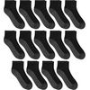 image:imageHanes Mens Socks Xtemp Cushioned Low Cut Socks 12 amp 14 Pair PacksBlack  Ankle 14 Pair