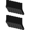 image:imageHanes Mens Socks Xtemp Cushioned Low Cut Socks 12 amp 14 Pair PacksBlack  Crew 14 Pair