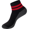 image:imageHanes Mens Socks Xtemp Cushioned Low Cut Socks 12 amp 14 Pair PacksBlack Stripe  Ankle 14 Pair