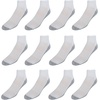 image:imageHanes Mens Socks Xtemp Cushioned Low Cut Socks 12 amp 14 Pair PacksWhite  Ankle 12 Pair