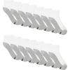 image:imageHanes Mens Socks Xtemp Cushioned Low Cut Socks 12 amp 14 Pair PacksWhite  Ankle 14 Pair