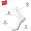image:imageHanes Mens Socks Xtemp Cushioned Low Cut Socks 12 amp 14 Pair PacksWhite  Crew 14 Pair