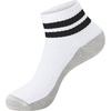 image:imageHanes Mens Socks Xtemp Cushioned Low Cut Socks 12 amp 14 Pair PacksWhite Stripe  Ankle 14 Pair