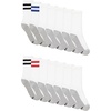 image:imageHanes Mens Socks Xtemp Cushioned Low Cut Socks 12 amp 14 Pair PacksWhite Stripe  Crew 14 Pair