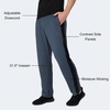 image:imageHanes Mens Sport Knit Training PantStealthBlack