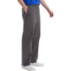 image:imageHanes Mens Sweatpants Pack  3Pack  Essentials Midweight Cotton Jersey Lounge Pants  Open Bottom  Pockets  32Charcoal Heather