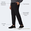 image:imageHanes Mens Sweatpants Ultimate Cotton Fleece Sweatpants Joggers with Pockets for MenBlack