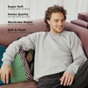 image:imageHanes Mens Sweatshirt EcoSmart Fleece Crewneck Sweatshirt Big amp Tall Available 1 or 2PackMetallic Teal