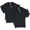 image:imageHanes Mens TShirt Pack  4 or 6 Pack  EssentialT Crewneck Cotton TShirts  Everyday Mens Clothing  Big amp TallBlack
