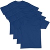 image:imageHanes Mens TShirt Pack  4 or 6 Pack  EssentialT Crewneck Cotton TShirts  Everyday Mens Clothing  Big amp TallDeep Royal  4 Pack