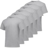 image:imageHanes Mens TShirt Pack  4 or 6 Pack  EssentialT Crewneck Cotton TShirts  Everyday Mens Clothing  Big amp TallLight Steel