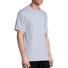 image:imageHanes Mens TShirt Pack  4 or 6 Pack  EssentialT Crewneck Cotton TShirts  Everyday Mens Clothing  Big amp TallLight Steel