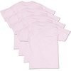 image:imageHanes Mens TShirt Pack  4 or 6 Pack  EssentialT Crewneck Cotton TShirts  Everyday Mens Clothing  Big amp TallPale Pink  4 Pack
