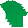 image:imageHanes Mens TShirt Pack  4 or 6 Pack  EssentialT Crewneck Cotton TShirts  Everyday Mens Clothing  Big amp TallShamrock Green  4 Pack