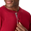 image:imageHanes Mens TShirts Mens Beefyt Henley Shirts Mens Cotton Long Sleeve ShirtsBurnt Brick