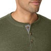 image:imageHanes Mens TShirts Mens Beefyt Henley Shirts Mens Cotton Long Sleeve ShirtsCamouflage Green Htr